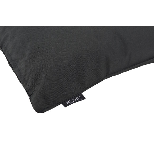 Sierkussen Zara Zwart - Outdoor | 45 x 45 cm | Polyester