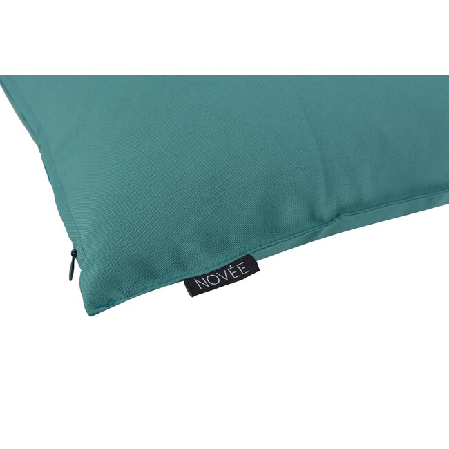 Zara Petrol - Outdoor Kussenhoes | 45x45 cm | Polyester