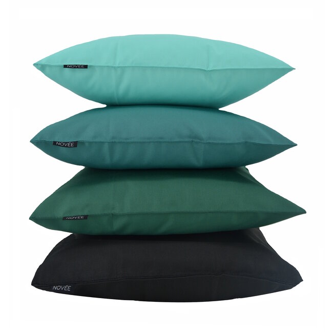 Zara Aqua - Outdoor Kussenhoes | 45x45 cm | Polyester