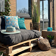 Sierkussen Botanical #8 - Outdoor | 45 x 45 cm | Katoen/Polyester