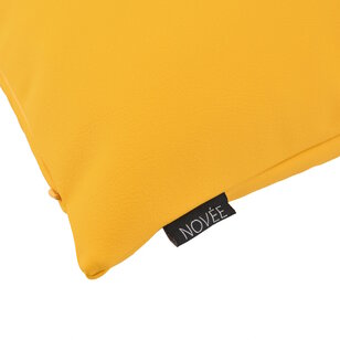 Sierkussen Jax Yellow - Outdoor | 45 x 45 cm | PU Leder