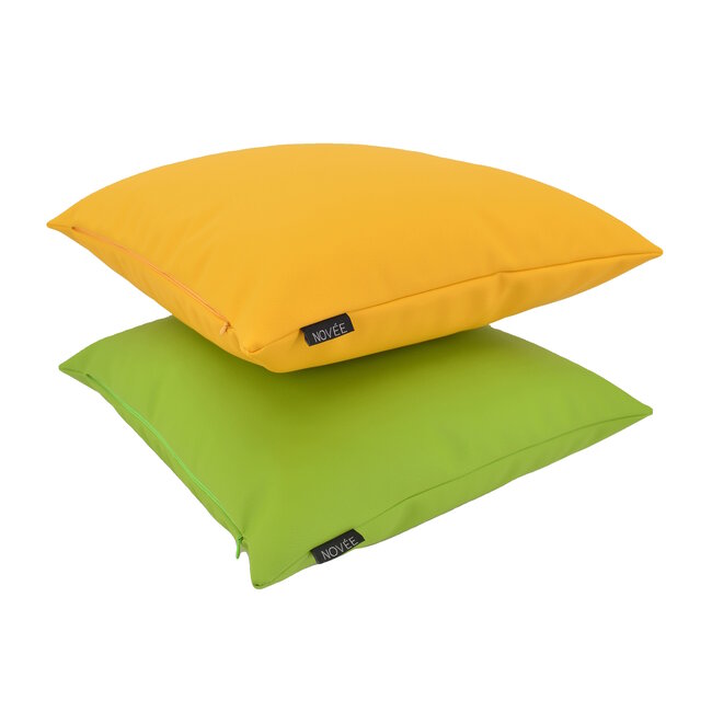 Sierkussen Jax Lime - Outdoor | 45 x 45 cm | PU Leder