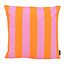 Gek op kussens! Streep Oranje/Roze | 45 x 45 cm | Kussenhoes | Katoen/Polyester