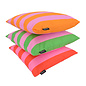 Streep Groen/Roze Kussenhoes | 45x45 cm | Katoen/Polyester