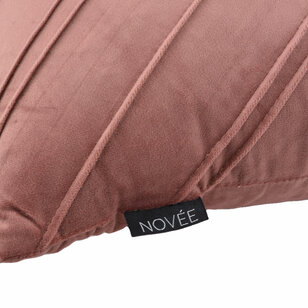 Velvet Stripe Oudroze Kussenhoes | 45x45 cm | Velvet/Polyester