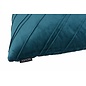 Sierkussen Velvet Stripe Petrol | 45 x 45 cm | Velvet / Polyester