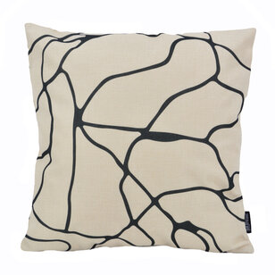 Abstract Ella Kissenbezug | 45x45 cm | Baumwolle/Leinen