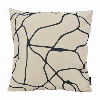 Gek op kussens! Abstract Ella Kissenbezug | 45x45 cm | Baumwolle/Leinen