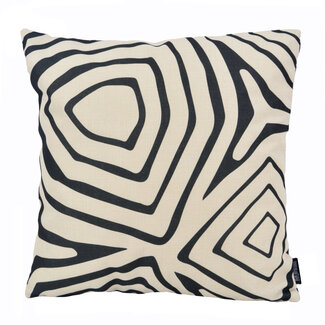 Gek op kussens! Abstract Lou Kussenhoes | 45x45 cm | Katoen/Linnen