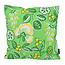 Flower/Stripe - Groen Outdoor Kussenhoes | 45x45 cm | Katoen