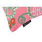Flower/Stripe - Roze Outdoor Kussenhoes | 45x45 cm | Katoen