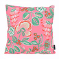 Sierkussen Flower / Stripe - Roze Outdoor | 45 x 45 cm | Katoen