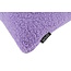 Teddy Lila Kissenbezug | 45x45 cm | Polyester
