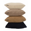 Teddy Zwart Kussenhoes | 45x45 cm | Polyester