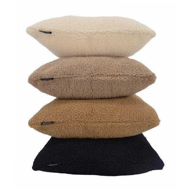 Teddy Taupe | 45 x 45 cm | Kussenhoes | Polyester