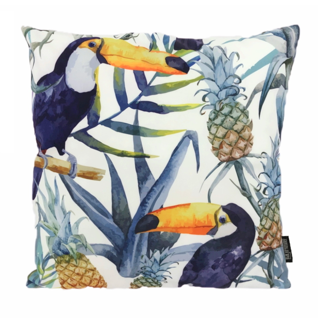Tropical Birds | 45 x 45 cm | Kussenhoes | Katoen/Polyester