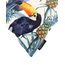 Sierkussen Tropical Birds | 45 x 45 cm | Katoen/Polyester