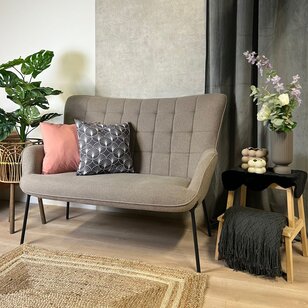 Loneta Mauve Kussenhoes | 45x45 cm | Katoen/Polyester