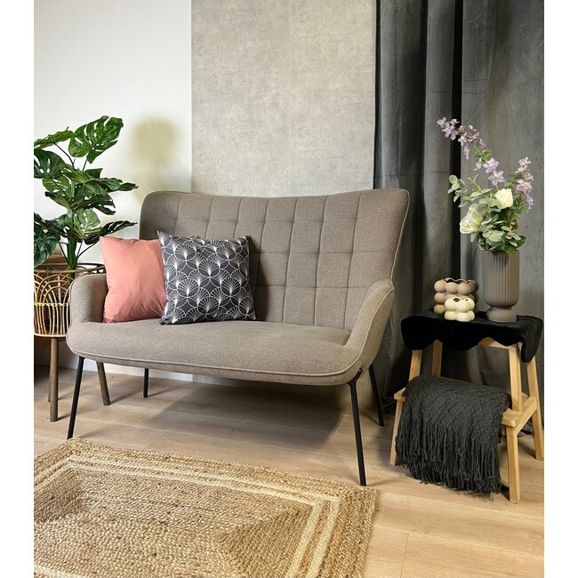 Sierkussen Loneta Mauve | 45 x 45 cm | Katoen/Polyester