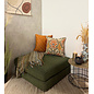 Velvet Stripe Terra Kussenhoes | 45x45 cm | Velvet/Polyester