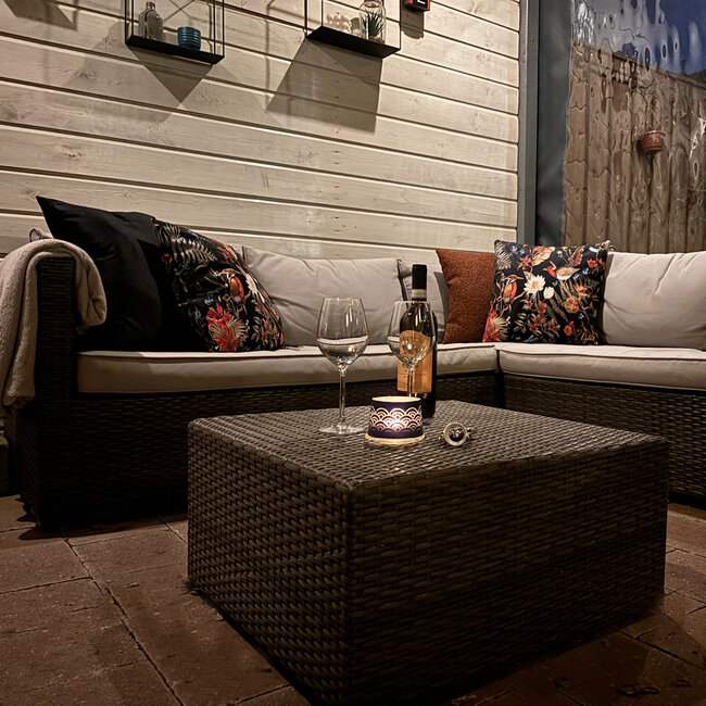 Tropic Birds #2 Kussenhoes | 45x45 cm | Katoen/Polyester