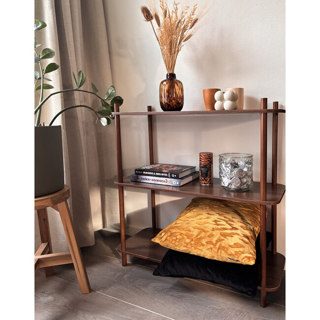 French Velvet Schwarz Kissenbezug | 45x45 cm | Samt/Polyester