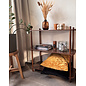 French Velvet Zwart Kussenhoes | 45x45 cm | Velvet/Polyester