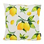 Citroenen Wit/Geel Kussenhoes | 45x45 cm | Katoen/Polyester