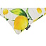 Citroenen Wit/Geel Kussenhoes | 45x45 cm | Katoen/Polyester