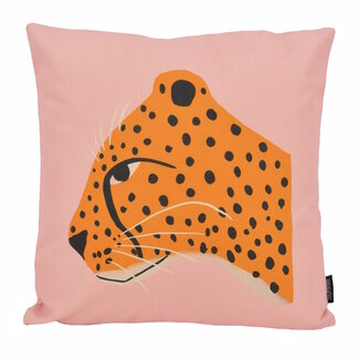 Gek op kussens! Pink Panther Kissenbezug | 45x45 cm | Baumwolle/Leinen