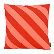 Stripe Rood/Zalm Kussenhoes | 45x45 cm | Katoen/Polyester