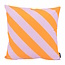 Stripe Lila/Geel Kussenhoes | 45x45 cm | Katoen/Polyester