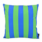 Streep Blauw/Groen Kussenhoes | 45x45 cm | Katoen/Polyester