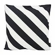 Stripe Zwart/Wit Kussenhoes | 45x45 cm | Katoen/Polyester