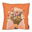 Bouquet Kissenbezug | 45x45 cm | Baumwolle/Leinen