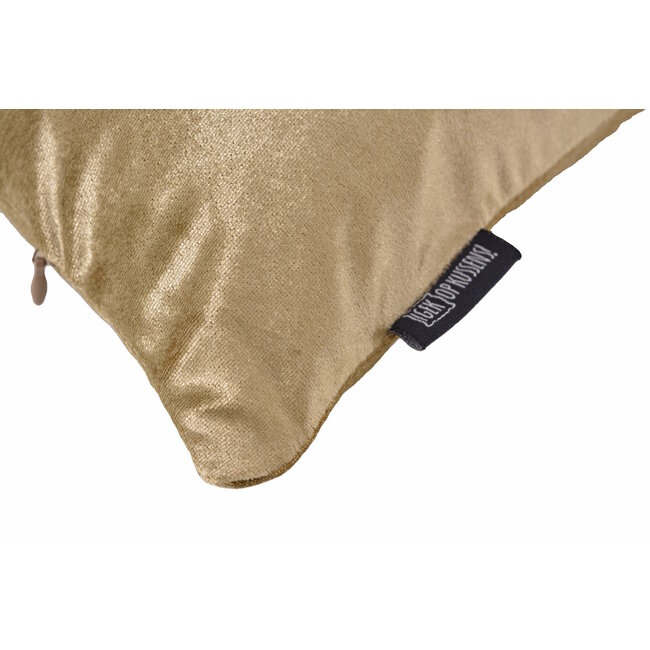 Velvet Goud Kussenhoes | 30x50 cm | Polyester