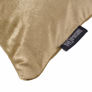 Sierkussen Velvet Goud/Bruin Long | 30 x 50 cm | Velvet/Polyester