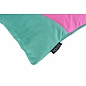 Velvet Swirl Grün/Rosa Kissenbezug | 30x50 cm | Samt/Polyester