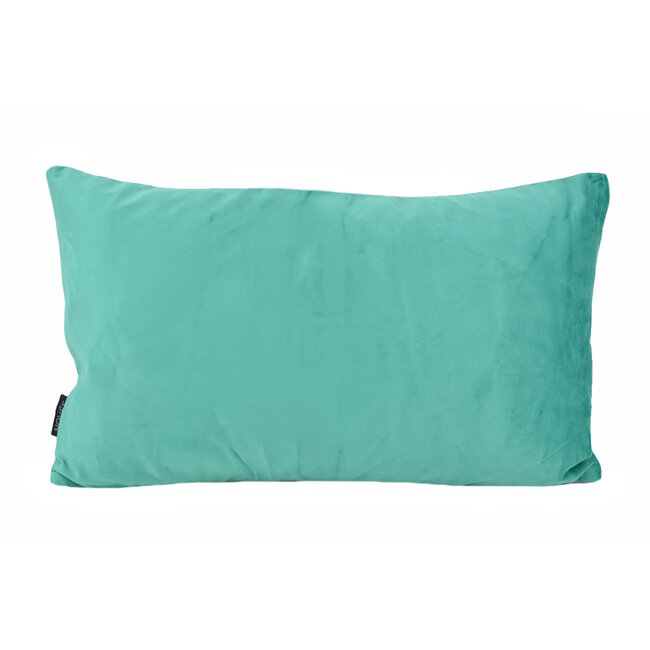 Velvet Swirl Groen/Roze Kussenhoes | 30x50 cm | Fluweel/Polyester