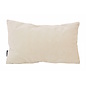 Velvet Swirl Crème/Beige Kissenbezug | 30x50 cm | Samt/Polyester