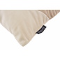 Velvet Swirl Crème/Beige Kissenbezug | 30x50 cm | Samt/Polyester