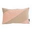 NOVÉE Velvet Swirl Roze/Beige | 30 x 50 cm  | Kussenhoes | Fluweel/Polyester