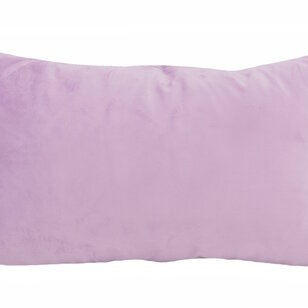 Velvet Swirl Lila/Crème Kussenhoes | 30x50 cm | Fluweel/Polyester