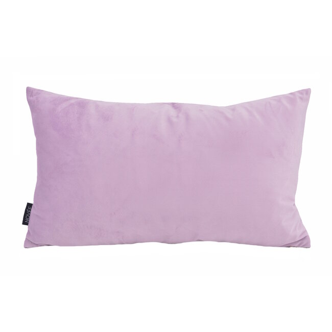 Velvet Swirl Lila/Crème Kissenbezug | 30x50 cm | Samt/Polyester