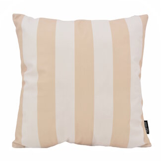 Gek op kussens! Streifen Crème/Beige Kissenbezug | 45x45 cm | Baumwolle/Polyester