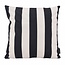 Streep Zwart/Crème Kussenhoes | 45x45 cm | Katoen/Polyester