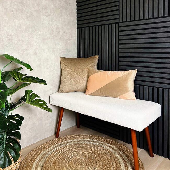 Velvet Swirl Rosa/Beige Kissenbezug | 30x50 cm | Samt/Polyester