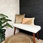 Velvet Swirl Rosa/Beige Kissenbezug | 30x50 cm | Samt/Polyester