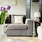 Streep Crème/Beige Kussenhoes | 45x45 cm | Katoen/Polyester