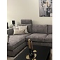 Fox Velvet Grijs Kussenhoes | 45x45 cm | Acryl/Polyester